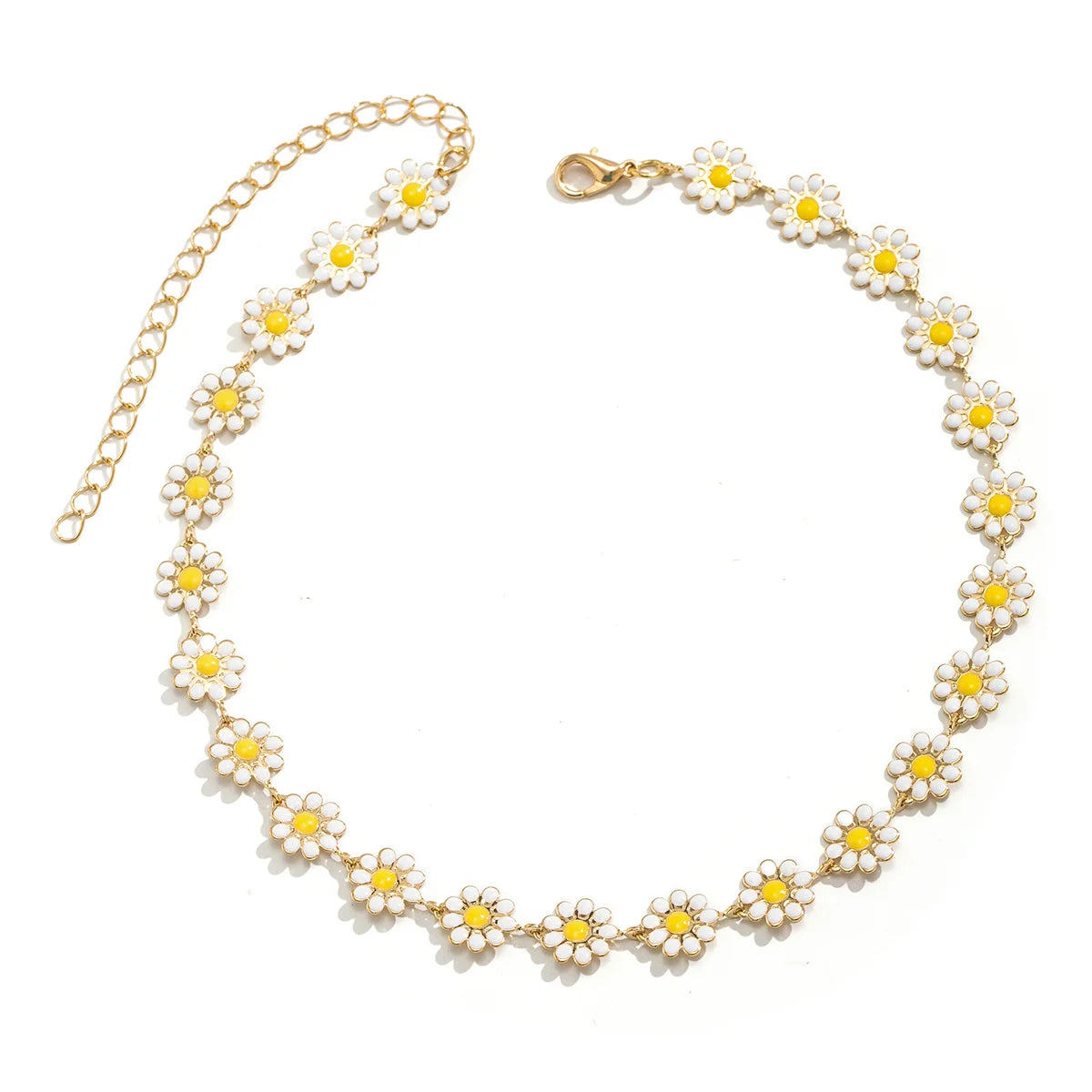 Korean Style Kpop Daisy Clavicle Chain Necklace